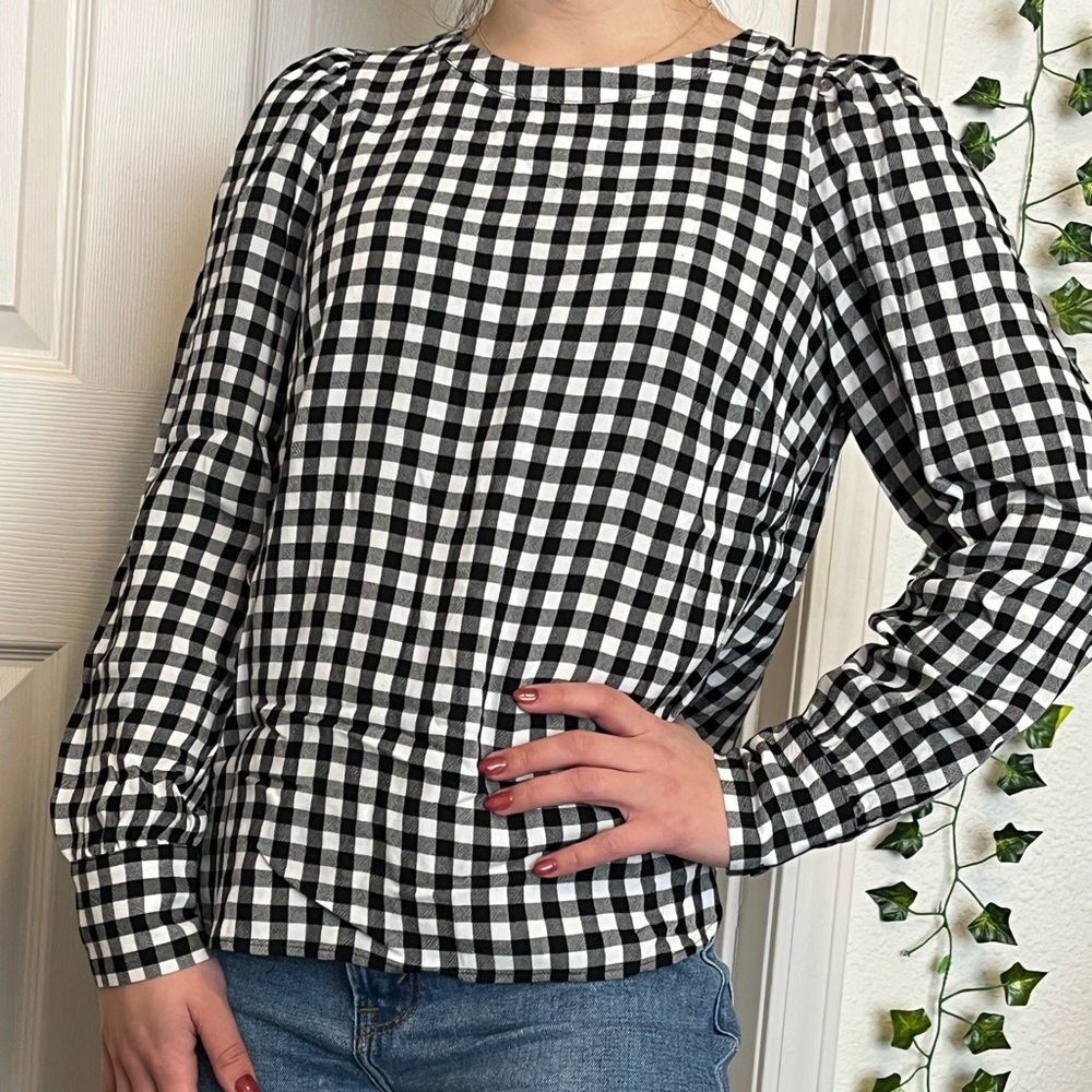 Gingham Blouse